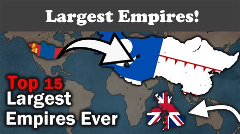 Top 15 Largest Empires In History Youtube