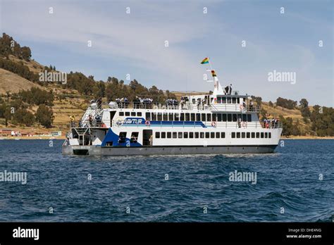 Bolivian Navy ship on Titicaca Lake, La Paz Department, Bolivia Stock Photo - Alamy