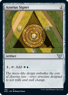 Azorius Signet Commander Kamigawa Neon Dynasty Magic Cardtrader