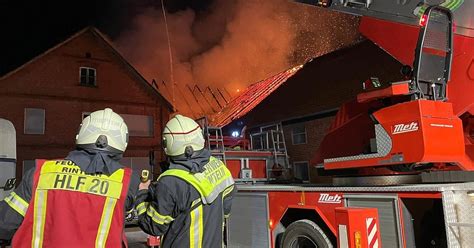 Wieder Brennt Ein Bauernhof In M Llenbeck Ab Polizei Ermittelt In