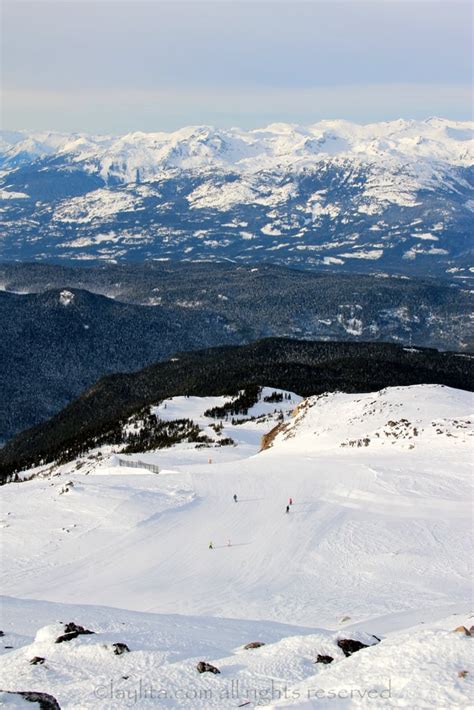 View from the top of Whistler Mountain - Laylita's Travels