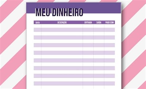 9 Modelos De Planner Financeiro Para Imprimir E Controlar Seu Dinheiro