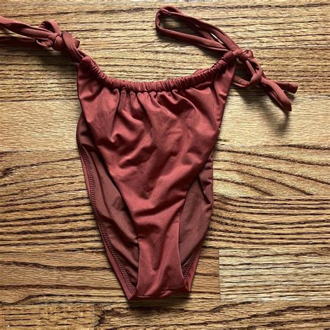 Piece String Bikini Set In Sand Beige Colour Never Depop