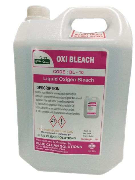 BC OXI Liquid | Blue Clean Solution India