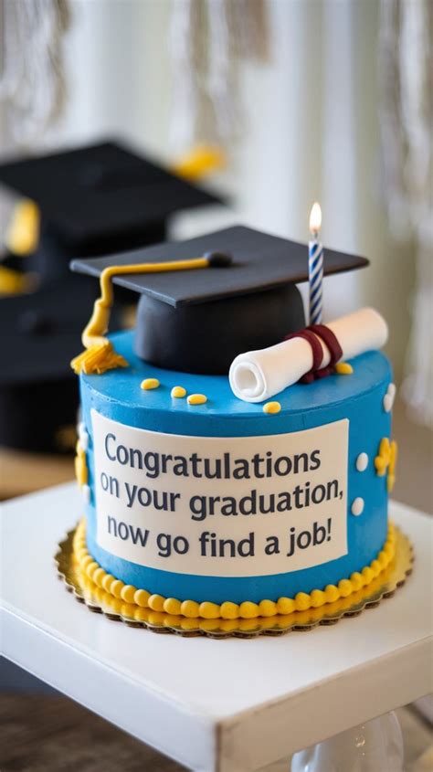 13 Funny Graduation Cake Decorating Ideas: Party With Laughter - The
