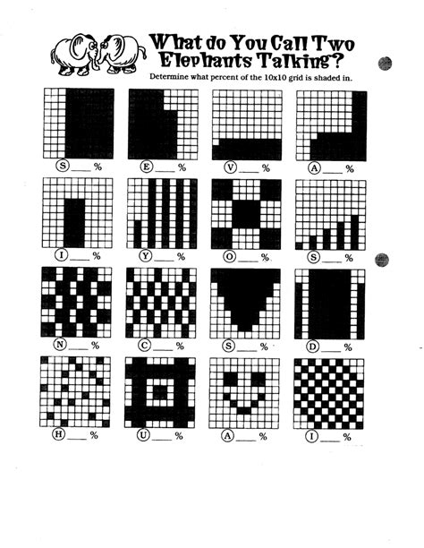 Finding Percents On Grids Anne Wills Library Formative