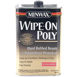 Departments - MINWAX WIPE ON POLY CLEAR SATIN