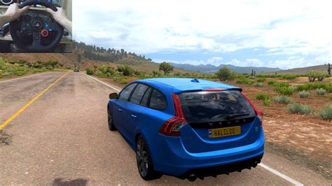 Volvo V60 Polestar Forza Horizon 5 Logitech G29 Relaxing Gameplay