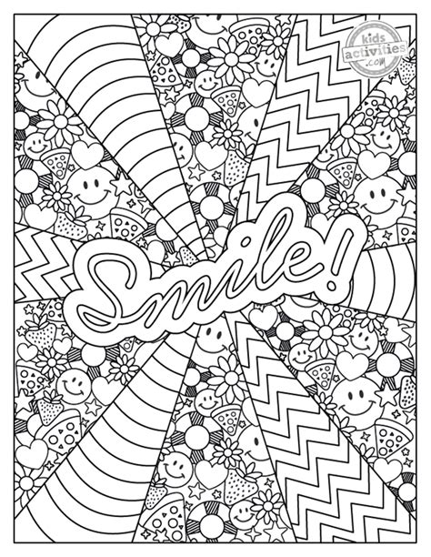 Free Printable Hard Coloring Pages | Kids Activities Blog