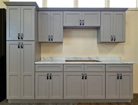 Stone Harbor Gray Kitchen Cabinets Chalk Paint Kitchen Cabinets Shaker