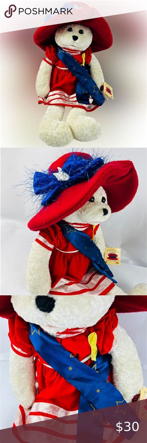 Chantilly Lane Betsy Musical BearSINGS God Bless America USAPBCRed Hat