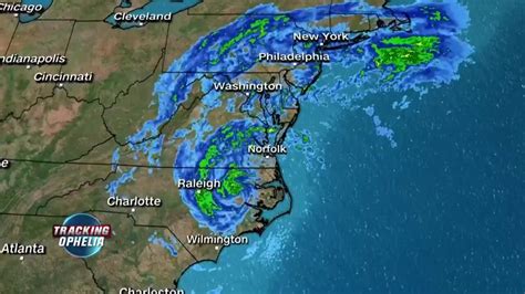 Mid Atlantic Coast Under Flood Warnings As Ophelia Weakens To Post