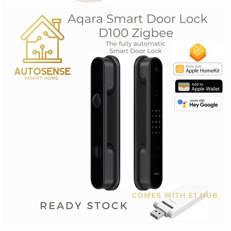 AUTOSENSEAqara Smart Door Lock D100 Zigbee Global Version Shopee