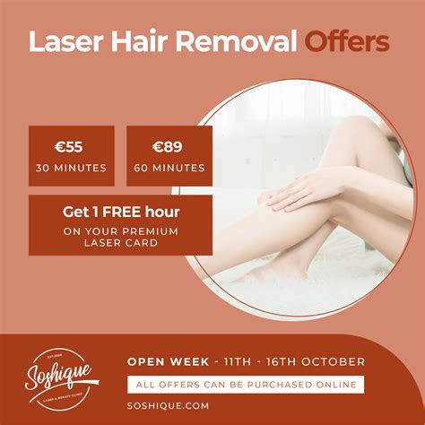 Open Week Laser Hair Removal Offers Soshique Laser And Beauty Clinic