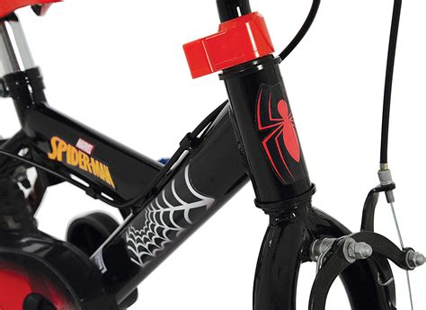 Spiderman My First 12inch Bike Blackred Toys At Foys