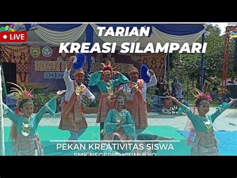 Tari Kreasi Silampari Pekan Kreativitas Siswa Smk Negeri Tugumulyo