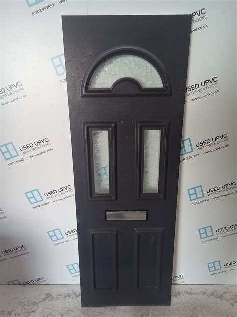 Used Anthracite Grey Upvc Front Door Panel Mm X Mm X Mm