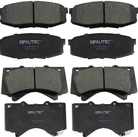 Amazon Sipautec Front Rear Brake Pads Ceramic Replacement For