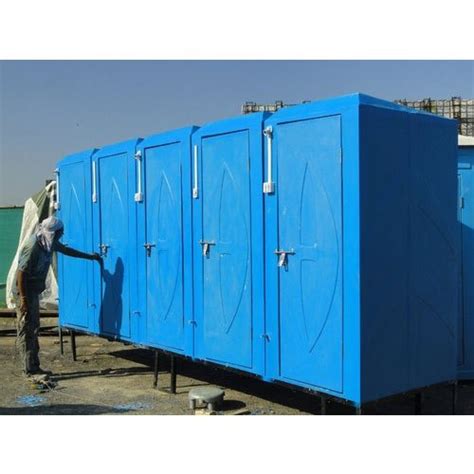 Blue Modular FRP Toilet Cabin Size 4 X 6 Feet At Rs 90000 In Lucknow