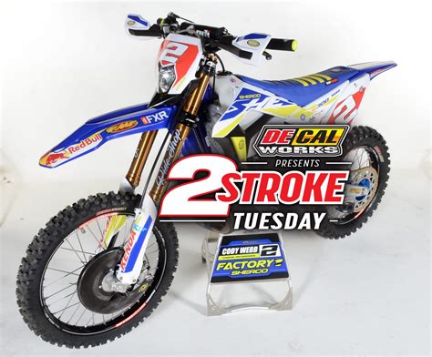 CODY WEBBS 300CC SHERCO FACTORY RACE BIKE TWO STROKE TUESDAY The