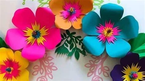 How To Make Giant Paper Flowers For Wall Diy Backdrop Decoration