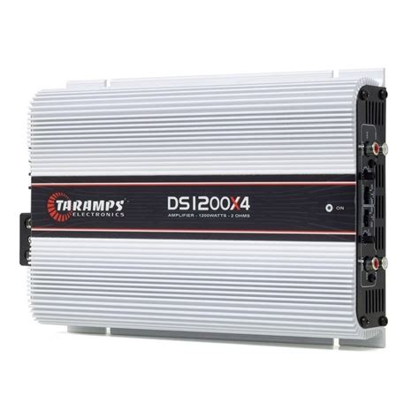 Módulo amplificador potencia taramps ds1200 1200x4 4 canais 1200 watts