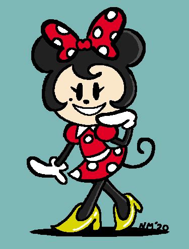 Minnie Mouse by NuclearMime on Newgrounds