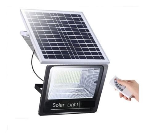 Reflector Lampara Led Panel Solar Exterior W Recargable Env O Gratis