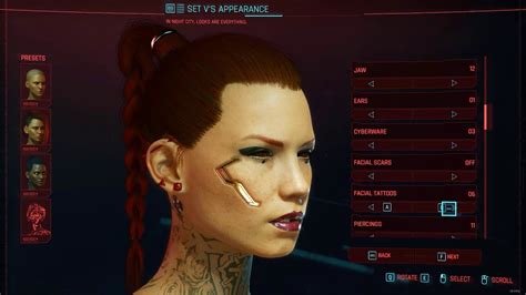 Cyberpunk 2077 Full Female Character Customization Youtube