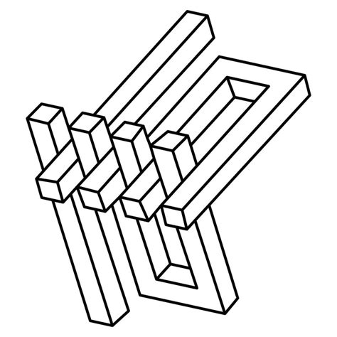 Figure Geometriche Forma Impossibile Elemento Di Progettazione Web