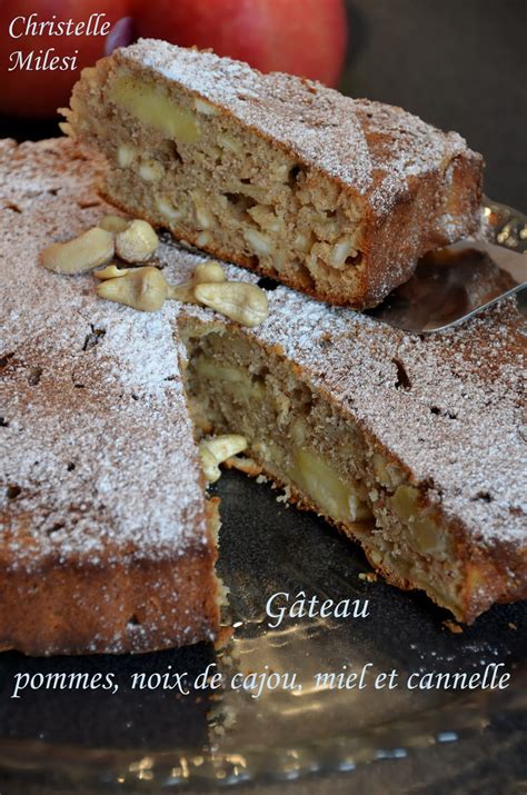 G Teau Aux Pommes Noix De Cajou Miel Et Cannelle