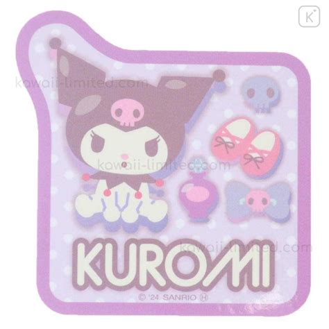 Japan Sanrio Vinyl Sticker Kuromi Beauty Kawaii Limited