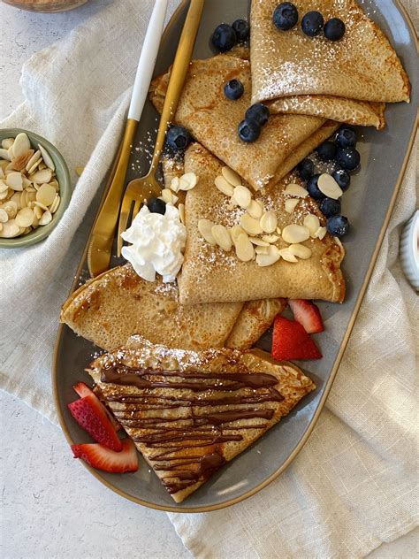 Vegan Oat Flour Crepes Something Nutritious