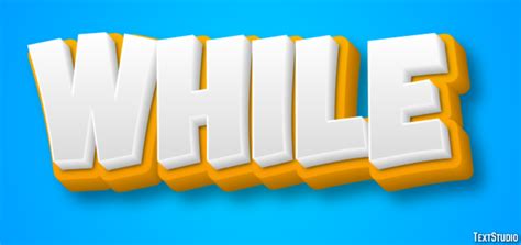 yellow white  text effect generator