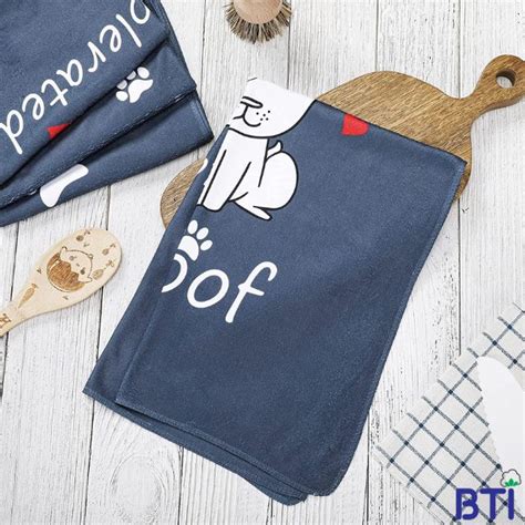 High Quality Wholesale 100 Cotton Kitchen Custom Reactive Digital