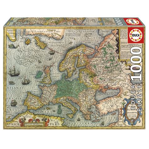 1000 Map Of Europe Educa Borras