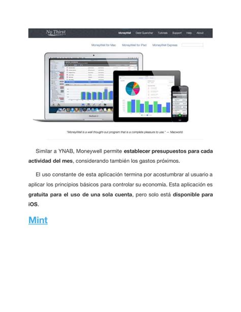 Las 5 Mejores Aplicaciones Para Gestionar Tus Finanzas PDF Descarga