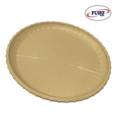 FUHO Plastic Round Bilao Tray Round Reusable Food Storage Large Size 14