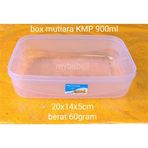 Jual Box Plastik Bening Merk Mutiara Kmp 900ml Tempat Makan Container