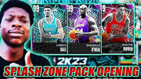 600K MT Splash Zone Pack Opening In NBA 2K23 Myteam Grinding For Dark