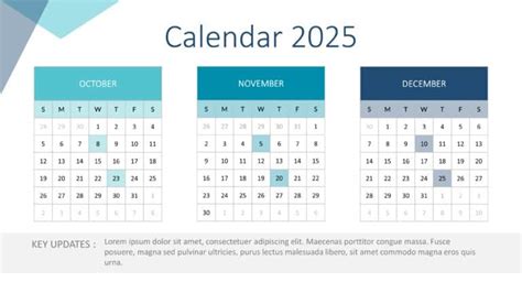 Powerpoint Annual Calendar Template 2025