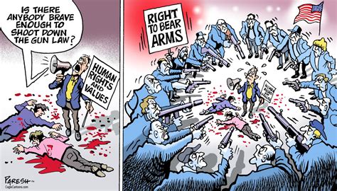 Political Cartoons Congressional Inaction On Mass Shootings