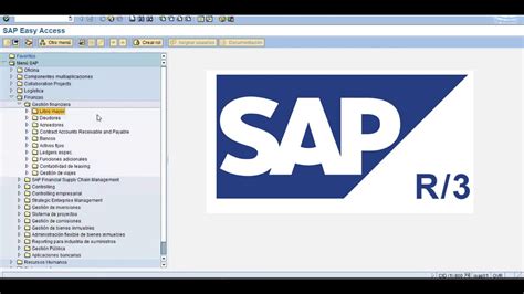 Tutorial Sap R3 Erp Sistema Contable Erp Modulo Finanzas Youtube