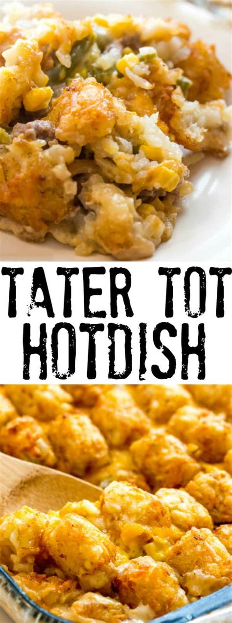 Tater Tot Hotdish Tornadough Alli