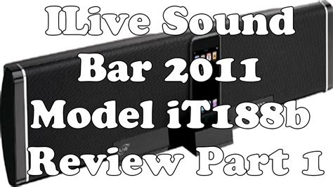 Ilive Sound Bar Manual