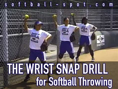 softball throwing drill wrist snap drill