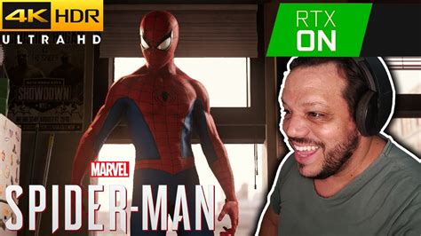 Gameplay Marvel s Spider Man Remastered O Início de Gameplay 4K HDR