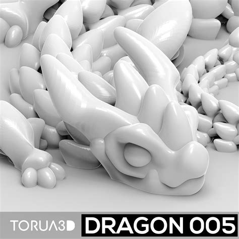 Articulated Dragon File Stl By Torua D Printables Store