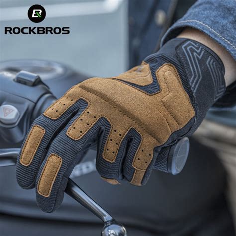 Rockbros Motorcycle Gloves Screen Touch Cycling Gloves Mtb Road Bike