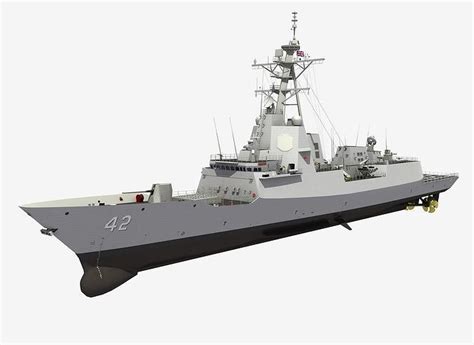 HMAS SYDNEY - HOBART CLASS DESTROYER 3D model | CGTrader